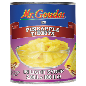 MR GOUDAS PINEAPPLE TIDBITS 241